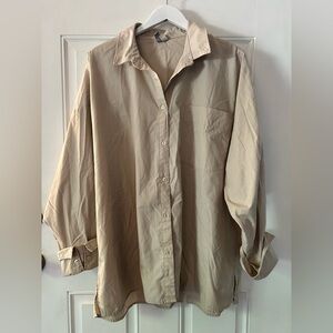 ASOS Beige Button Down Shirt